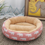 Round Washable Pet Bed