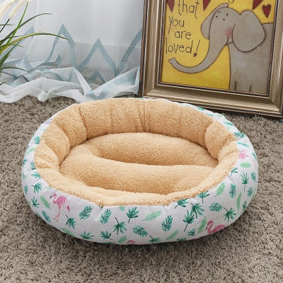 Round Washable Pet Bed