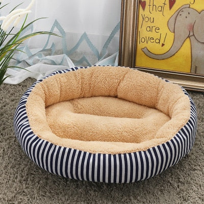 Round Washable Pet Bed