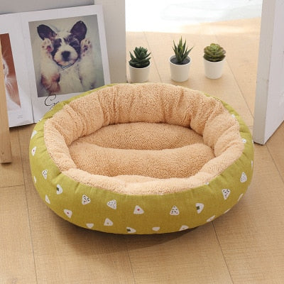 Round Washable Pet Bed
