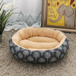 Round Washable Pet Bed
