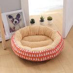 Round Washable Pet Bed