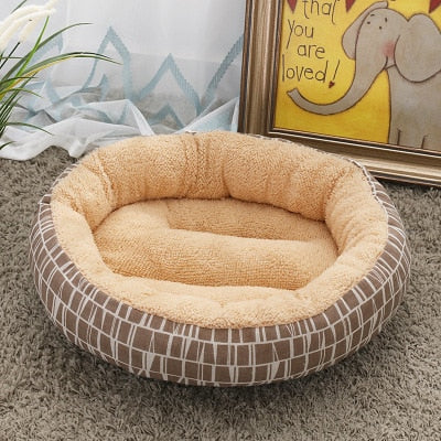 Round Washable Pet Bed